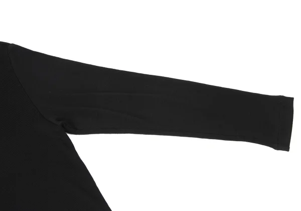 tricot COMME des GARCONS Wool Round Collar Rib Knit Shirt K-165387_006