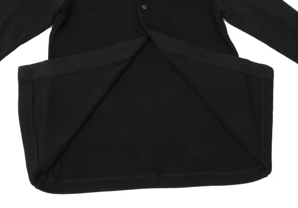 tricot COMME des GARCONS Wool Round Collar Rib Knit Shirt K-165387_009