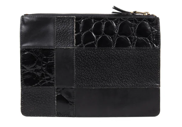 COMME des GARCONS Patch-work Zip Pouch K-165389_002