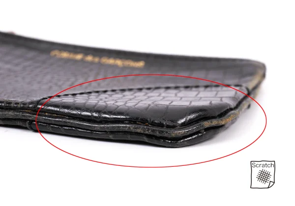 COMME des GARCONS Embossed Zip Coin Case K-165390_005