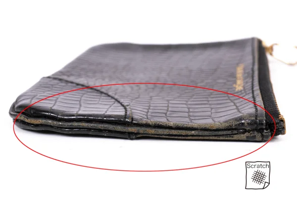 COMME des GARCONS Embossed Zip Coin Case K-165390_006