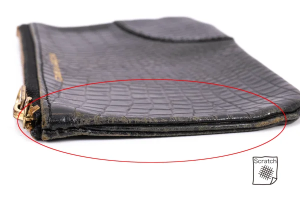 COMME des GARCONS Embossed Zip Coin Case K-165390_007