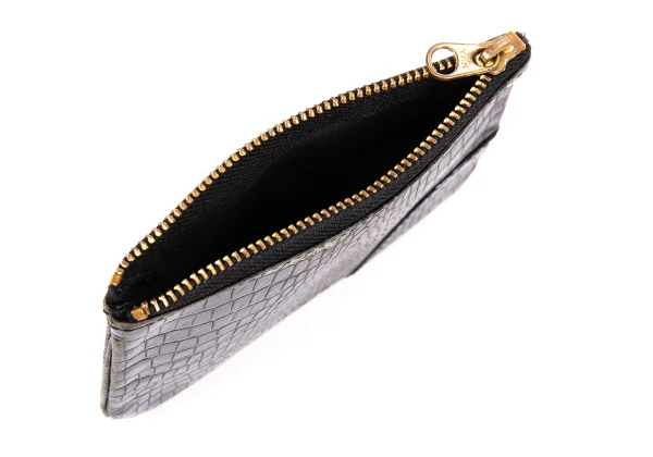 COMME des GARCONS Embossed Zip Coin Case K-165390_010