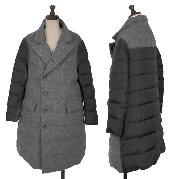 tricot COMME des GARCONS Switching Down Coat Grey L K-165392_001