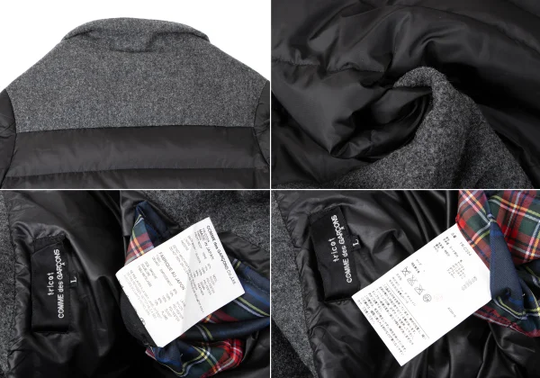 tricot COMME des GARCONS Switching Down Coat K-165392_018
