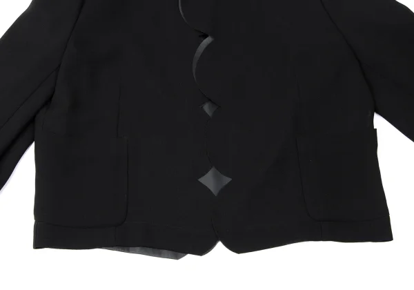 robe de chambre COMME des GARCONS Round-front Layered Jacket K-165395_010