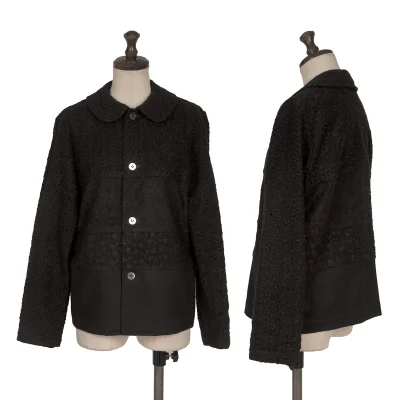 tricot COMME des GARCONS Lace Switching Jacket