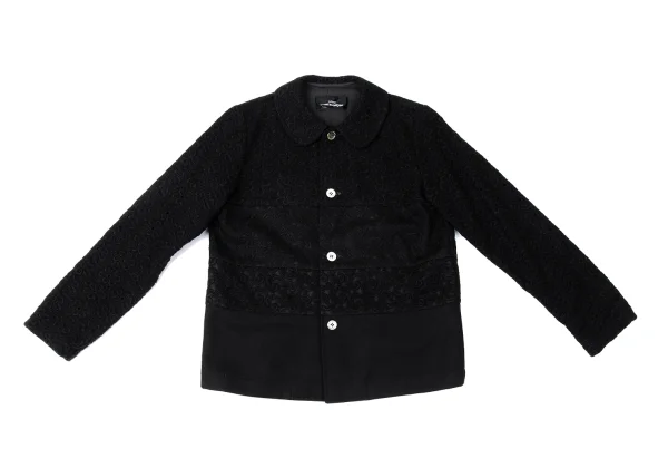 tricot COMME des GARCONS Lace Switching Jacket K-165398_002