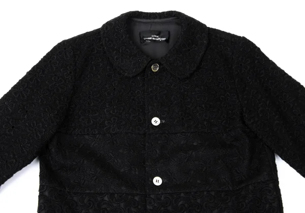 tricot COMME des GARCONS Lace Switching Jacket K-165398_003
