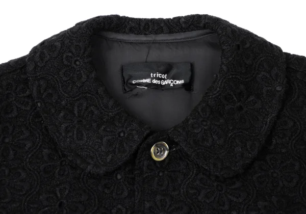 tricot COMME des GARCONS Lace Switching Jacket K-165398_004