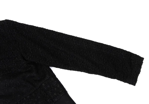 tricot COMME des GARCONS Lace Switching Jacket K-165398_007