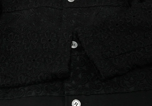 tricot COMME des GARCONS Lace Switching Jacket K-165398_008