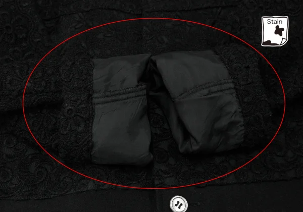 tricot COMME des GARCONS Lace Switching Jacket K-165398_009