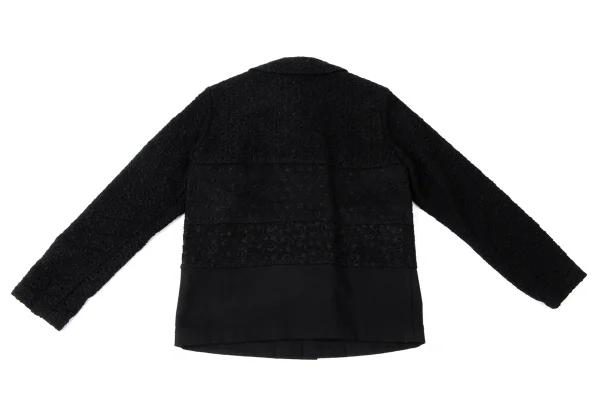 tricot COMME des GARCONS Lace Switching Jacket K-165398_012