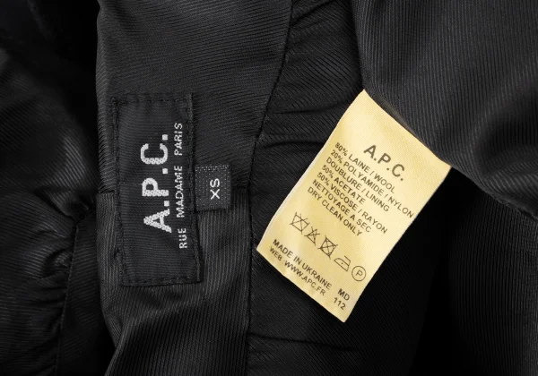 A.P.C. Wool Hoodie Jacket K-165399_015