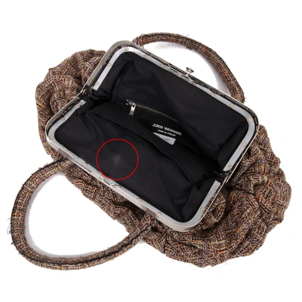 JUNYA WATANABE COMME des GARCONS Tuck Tweed Hand Bag K-165400_009