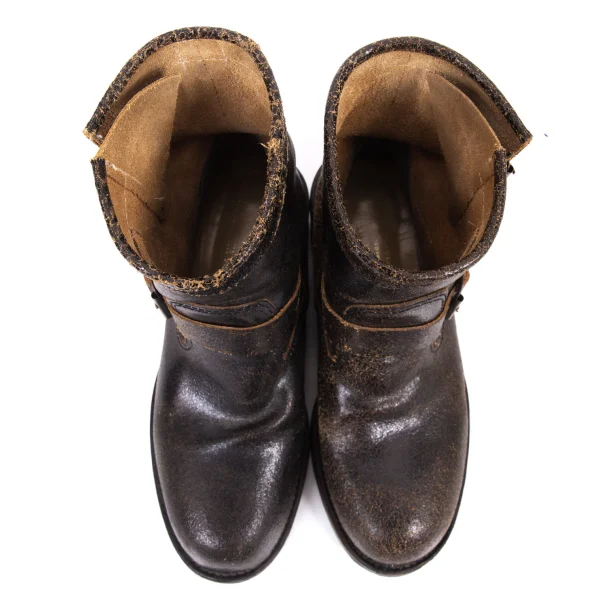 JUNYA WATANABE COMME des GARCONS Cracked Leather Boots K-165402_002