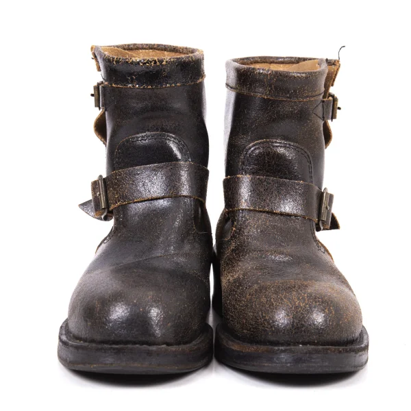 JUNYA WATANABE COMME des GARCONS Cracked Leather Boots K-165402_004