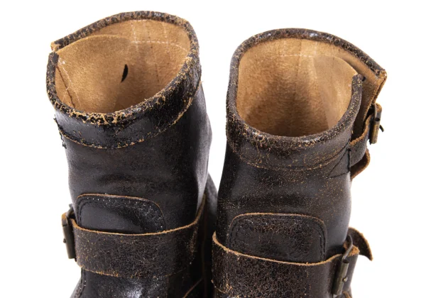 JUNYA WATANABE COMME des GARCONS Cracked Leather Boots K-165402_006