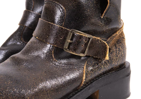 JUNYA WATANABE COMME des GARCONS Cracked Leather Boots K-165402_007