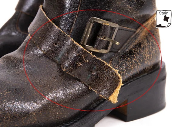 JUNYA WATANABE COMME des GARCONS Cracked Leather Boots K-165402_008