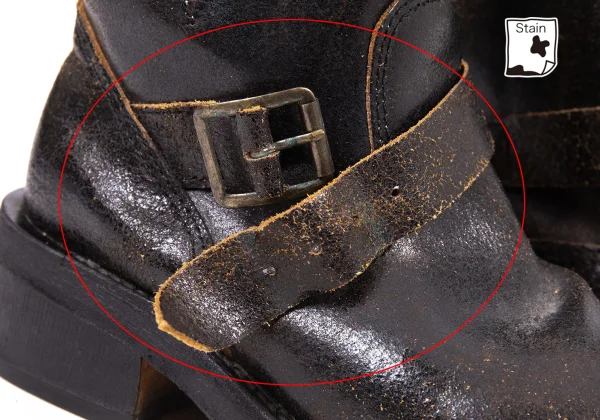 JUNYA WATANABE COMME des GARCONS Cracked Leather Boots K-165402_009