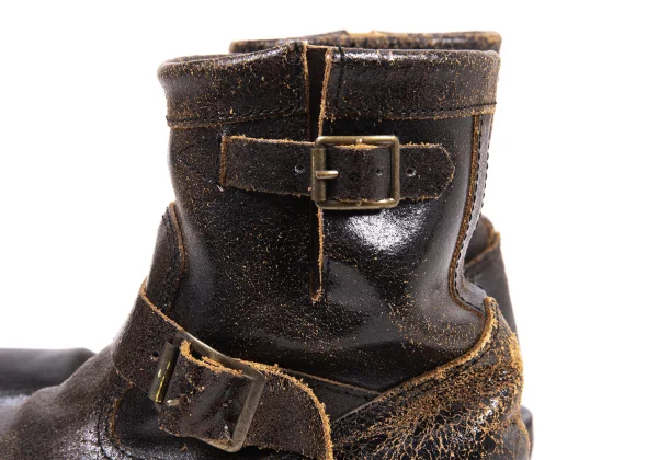 JUNYA WATANABE COMME des GARCONS Cracked Leather Boots K-165402_010