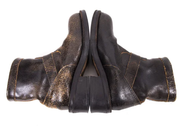 JUNYA WATANABE COMME des GARCONS Cracked Leather Boots K-165402_011