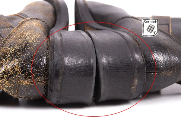 JUNYA WATANABE COMME des GARCONS Cracked Leather Boots K-165402_013