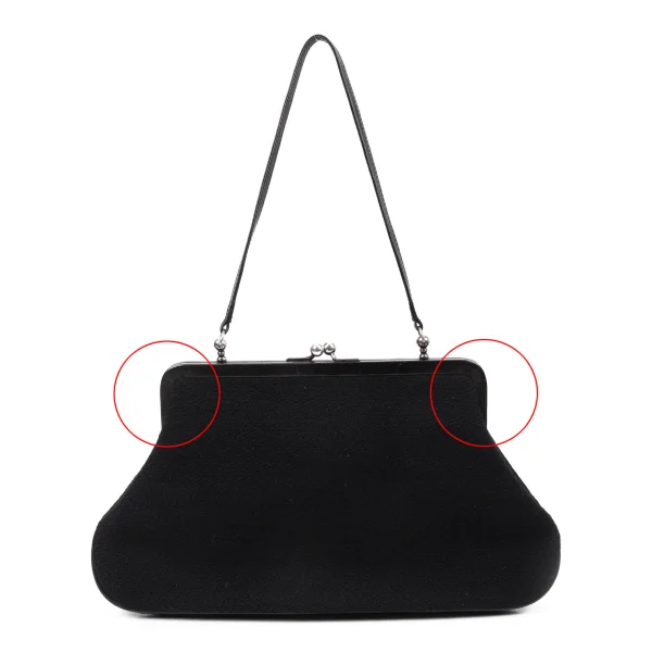 DRIES VAN NOTEN Tweed Clasp Hand Bag K-165403_002