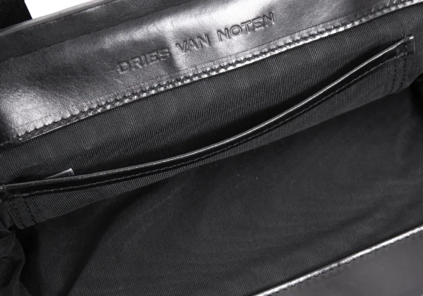 DRIES VAN NOTEN Tweed Clasp Hand Bag K-165403_014