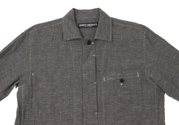 ISSEY MIYAKE MEN WHITE LABEL White Stitch Shirt Jacket K-165405_002