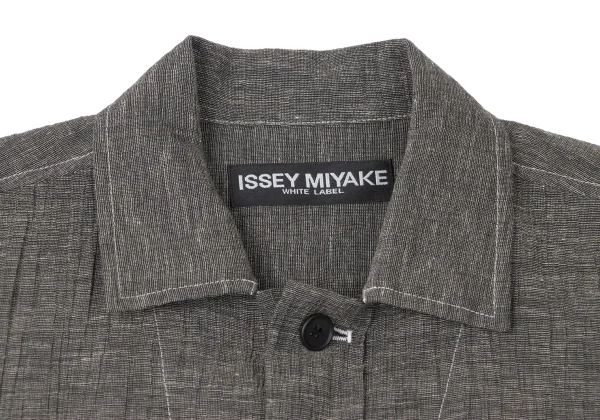ISSEY MIYAKE MEN WHITE LABEL White Stitch Shirt Jacket K-165405_003