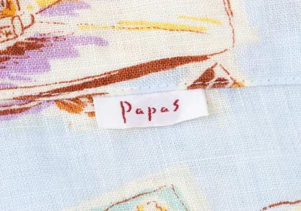 Papas Patterned Open Collar Short Sleeve Shirt K-165406_007