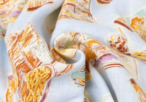 Papas Patterned Open Collar Short Sleeve Shirt K-165406_013