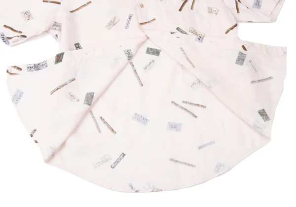 Papas Patterned Button-down Short Sleeve Shirt K-165407_009