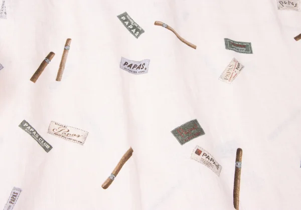 Papas Patterned Button-down Short Sleeve Shirt K-165407_011