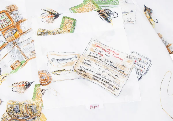 Papas Patterned Open Collar Short Sleeve Shirt K-165408_007