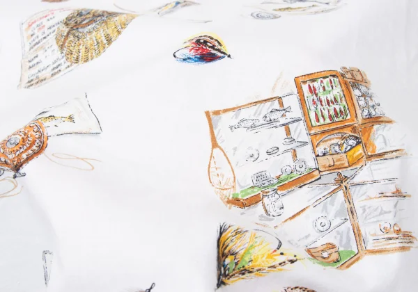 Papas Patterned Open Collar Short Sleeve Shirt K-165408_014