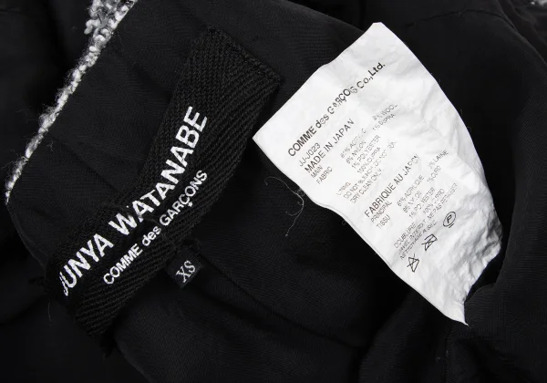 ジュンヤワタナベ コムデギャルソンJUNYA WATANABE COMME des GARCONS 縮絨ノーカラーツィードジャケット グレーXS K-165411_014