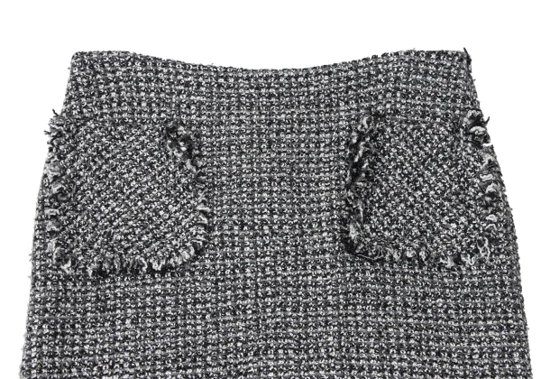 JUNYA WATANABE COMME des GARCONS Fulling Tweed Trapezoid Skirt K-165412_003