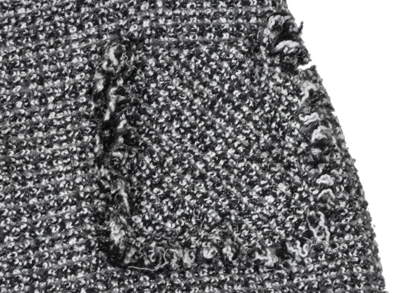 JUNYA WATANABE COMME des GARCONS Fulling Tweed Trapezoid Skirt K-165412_004