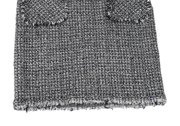 JUNYA WATANABE COMME des GARCONS Fulling Tweed Trapezoid Skirt K-165412_006