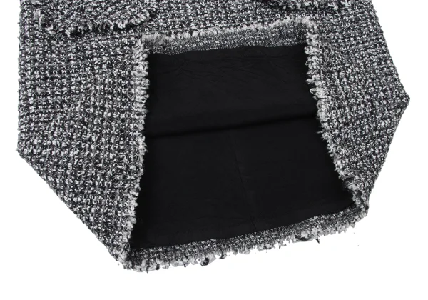 JUNYA WATANABE COMME des GARCONS Fulling Tweed Trapezoid Skirt K-165412_007