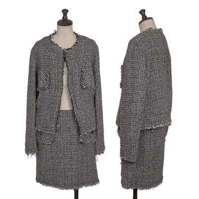 JUNYA WATANABE COMME des GARCONS Fulling Tweed Jacket & Skirt