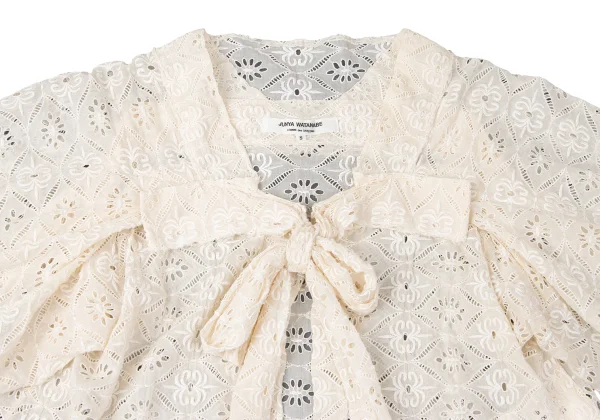 JUNYA WATANABE COMME des GARCONS Ribbon Front Lace Cardigan K-165414_003