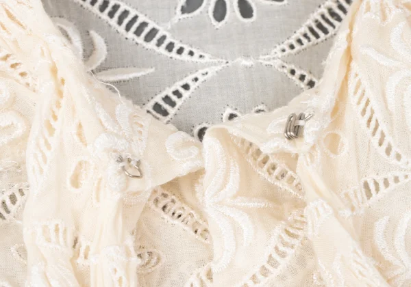 JUNYA WATANABE COMME des GARCONS Ribbon Front Lace Cardigan K-165414_010