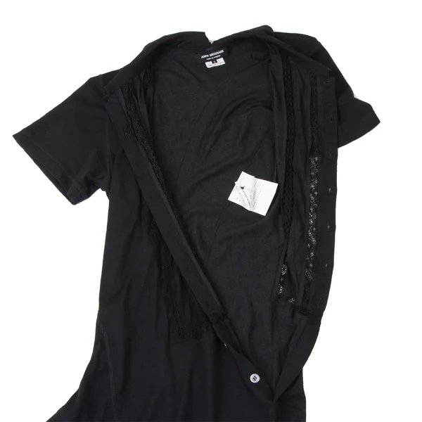 JUNYA WATANABE COMME des GARCONS Lace Switching Diagonal Knit Dress K-165415_007