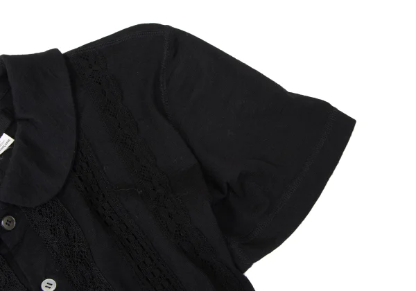 JUNYA WATANABE COMME des GARCONS Lace Switching Diagonal Knit Dress K-165415_009