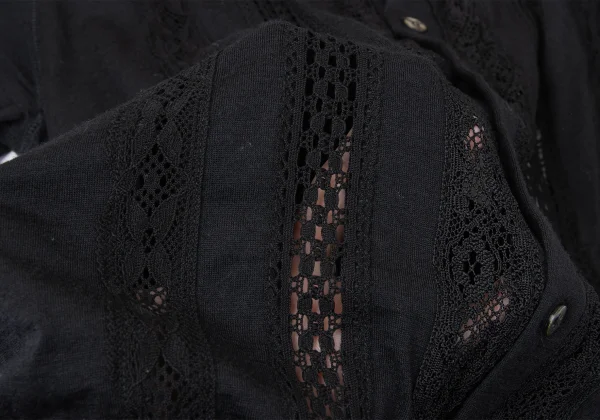 JUNYA WATANABE COMME des GARCONS Lace Switching Diagonal Knit Dress K-165415_016